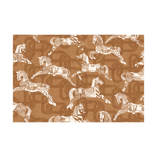 中古侘寂风马匹地毯客厅卧室轻奢复古防水防污地垫衣帽间高级感厚