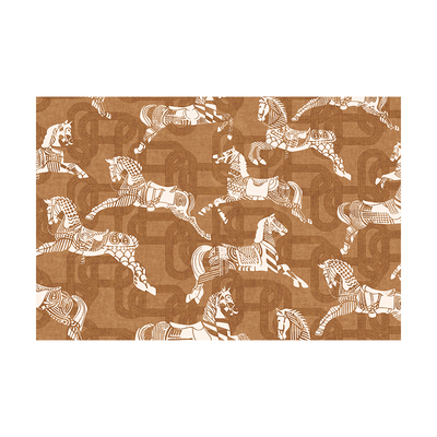 中古侘寂风马匹地毯客厅卧室轻奢复古防水防污地垫衣帽间高级感厚