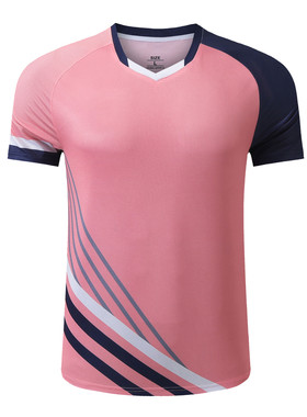 速干羽毛球训练服上装比赛服定制