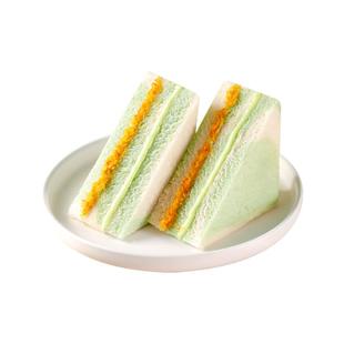 甘小鲜牛油果肉松三明治夹心面包无边吐司办公室早餐学生轻食代餐