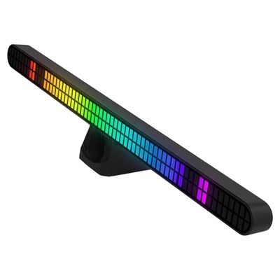 双排磁吸RGB拾音氛围灯装饰摆件