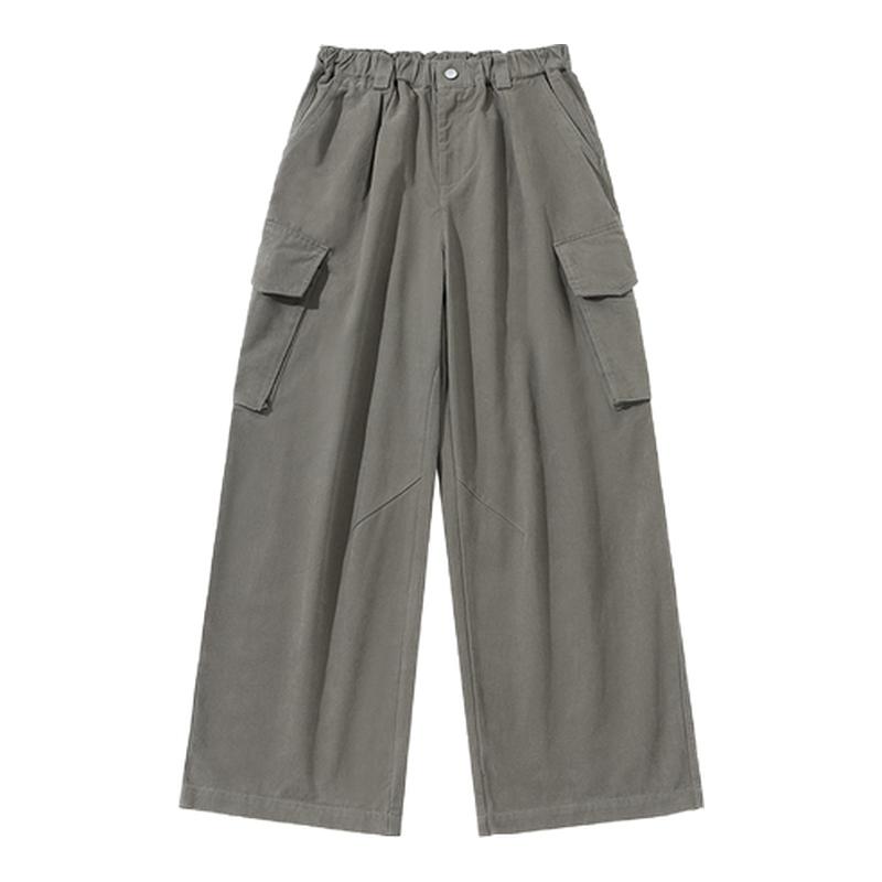 【砂洗Cargo Pants】Dark Matter纯棉直筒工装裤男复古休闲长裤秋