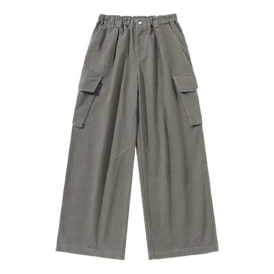 【砂洗Cargo Pants】Dark Matter纯棉直筒工装裤男复古休闲长裤秋