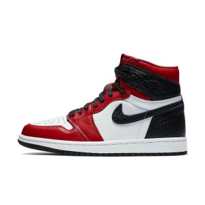 Air Jordan 1 High AJ1红丝绸蛇纹 芝加哥 高帮篮球鞋 CD0461-601