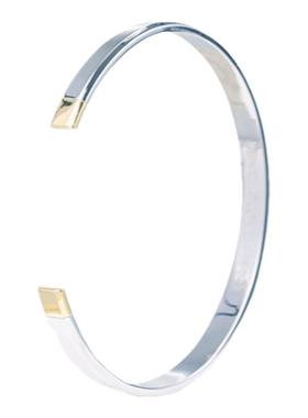 男士纯银轻奢小众精致手镯