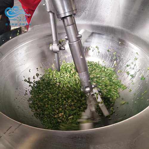 全自动辣椒酱料炒锅  商用火锅底料炒料机 牛肉酱料行星搅拌炒锅