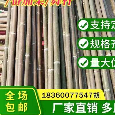 竹竿装饰潢粗楠小竹子刀旗菜园搭架篱笆栅栏彩旗细毛竹杆跳舞包邮