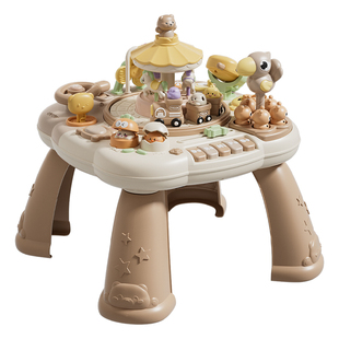 宝宝忙碌板蒙氏早教益智玩具儿童0一1岁2婴儿游戏桌蒙特梭利教具3