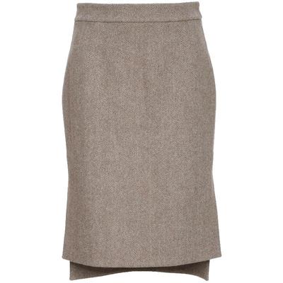 欧碧倩冬半身裙OBEG羊毛呢裙子