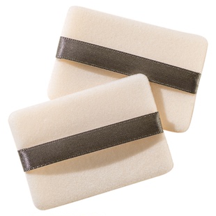 粉扑适用纳斯Nars大白饼粉饼专用植绒蜜粉定妆替换方形原装柔软扑