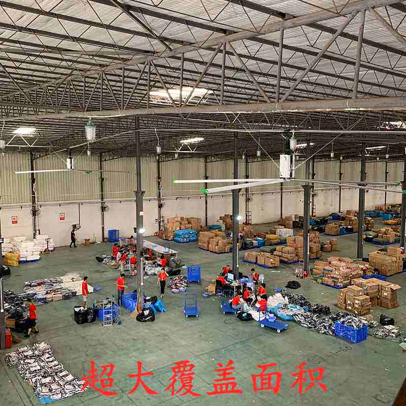 厂家工业大吊扇7.3米直径散热降温40db静音运行大风扇节能高效