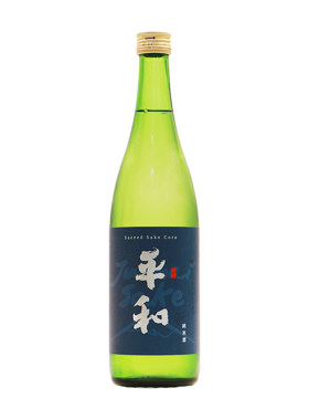 平和酒造平和心 温变酒标纯米清酒720ml纪土同门酒厂日本原瓶进口