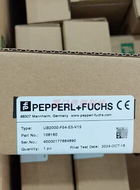 议价UB2000-F54-E5-V15倍加福超声波式传感器 货号:108160全新原