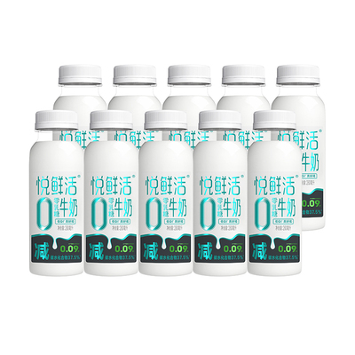 悦鲜活牛奶0乳糖260ml*10瓶