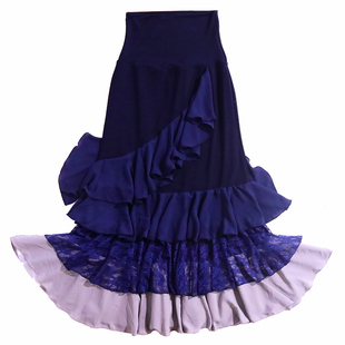 舞蹈服西班牙弗拉门戈舞裙女2024新款挪威麻加蕾丝裙热卖EC01