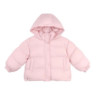 NORNOR童装女宝宝羽绒服冬季新款保暖90白鸭绒三防儿童连帽厚外套