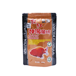 观赏金鱼饲料兰寿狮子头泰狮鎏金上浮下沉鱼食增色神阳纯红艳红