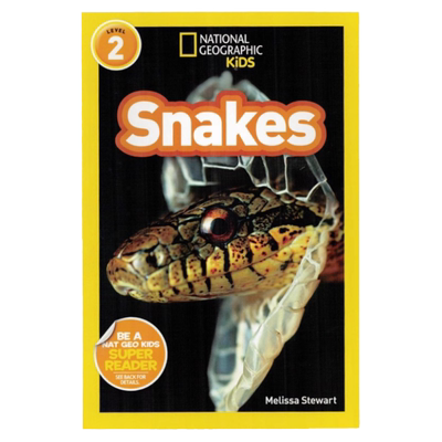 英文原版绘本National Geographic Kids Level2:Snkes 国家地理分级阅读 少儿科普百科英语童书