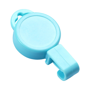 卡富仕一连体环保伸缩扣1cm小耳朵易拉扣可带挂绳定制滴塑胶刷卡门禁卡易拉得证件卡工作证胸牌可拉伸胸牌扣