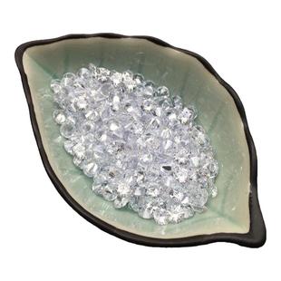 AAA裸钻0.8-15mm白色尖底锆石裸石透明圆形人造宝石首饰手表钻