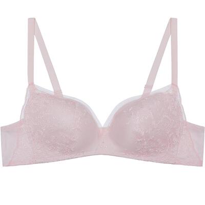 爱慕梦境花园内衣女3/4无钢圈中厚模杯小胸聚拢文胸AM17B551