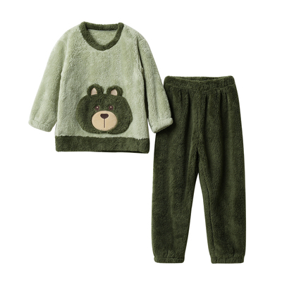 儿童舒棉绒保暖家居套装