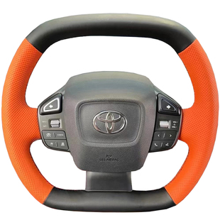 22款丰田BZ4X方向盘套真皮一汽丰田BZ3方向盘套把套专用手缝全包