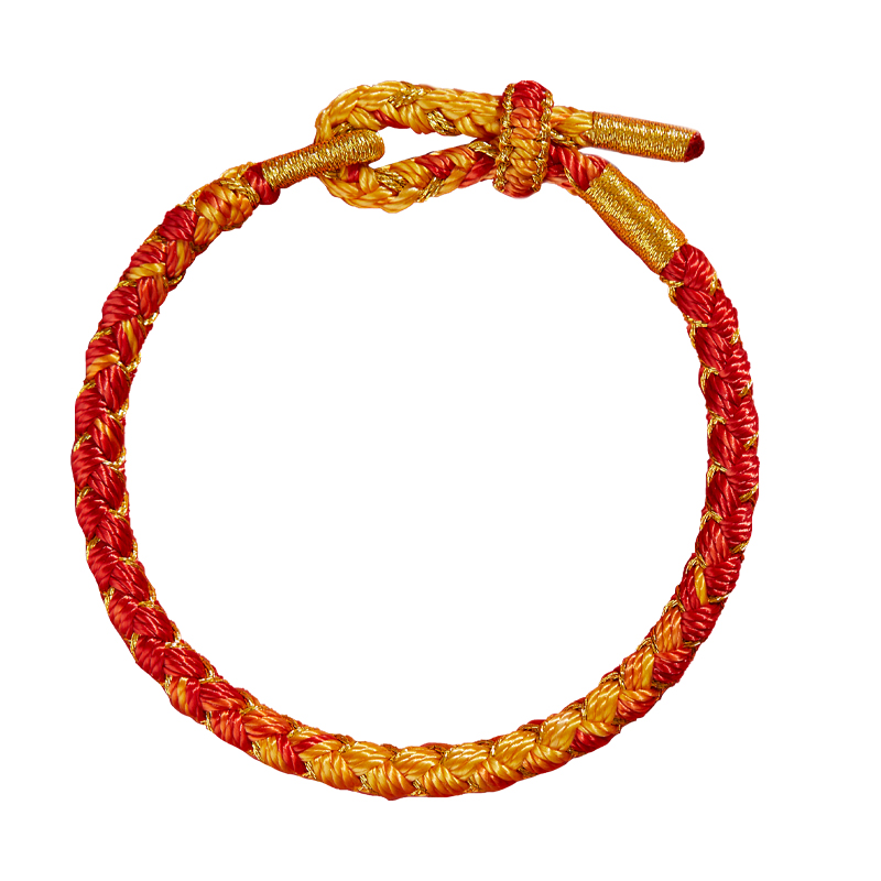 龙年本命年红绳手链龙绳红手绳编织儿童护身符属龙男端午节五彩绳