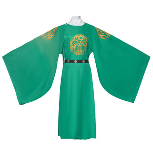 汉服男装圆领袍绿色唐朝官服复原正品长袍公子古风中国风民族风