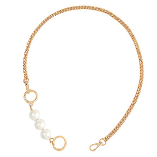 适用于ysl圣罗兰化妆包改造链条腋下肩带替换斜挎diy配件珍珠包带