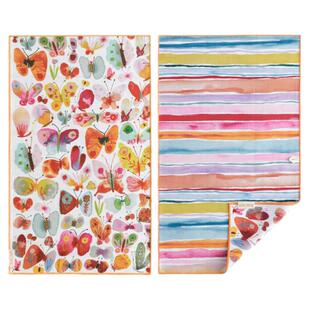 高货出美国高颜值双面印花厨房巾擦手巾吸水垫布沥水布擦碗大号厚