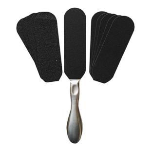 不锈钢脚皮挫磨脚石工具双面磨砂搓脚板修脚器死皮老茧脚底刮脚刀