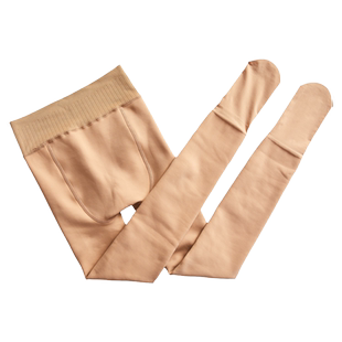 SK9919薄绒面膜袜打底裤女秋冬光腿神器肤色连裤袜加厚绒一体踩脚