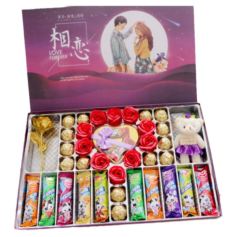 阿尔卑斯棒棒糖包包送女友生日情棒棒糖
