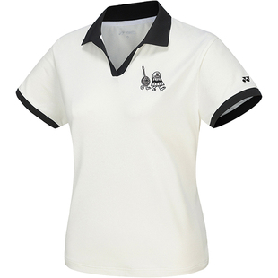 YONEX尤尼克斯yy羽毛球服女神裙裤运动上衣T恤短裙套装卡通联名款