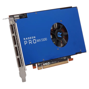 Radeon WX5100专业图形独立显卡8G建模渲染设计视频直播剪辑短卡