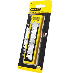 史丹利美工刀刀片进口大号加厚18/25mm壁纸刀刀片小工业用9MM拆箱