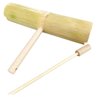 手工竹打击乐器玩教具幼儿表演竹邦邦奥夫音乐玩具传统民族风手持