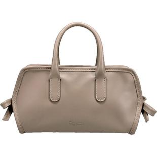 REPETTO丽派朵 GALA灰褐色小号真皮法棍保龄球包 2025秋季新款