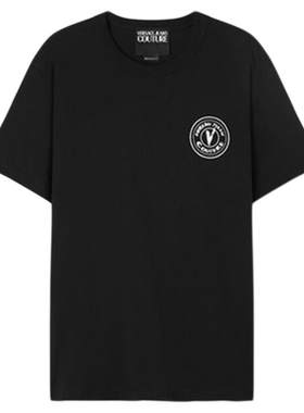 【季末优惠】VERSACE JEANS COUTURE V-Emblem 男士T恤