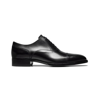 Suitsupply黑色牛皮革牛津鞋