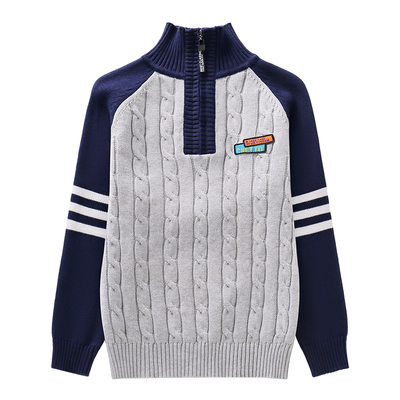 儿童毛衣纯棉秋冬季加厚