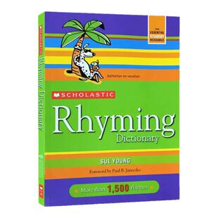 Scholastic Rhyming Dictionary 英文原版 学乐儿童启蒙押韵词典 1500种韵脚 单词汇积累阅读亲子阅读教育英语提高 廖彩杏推荐书单