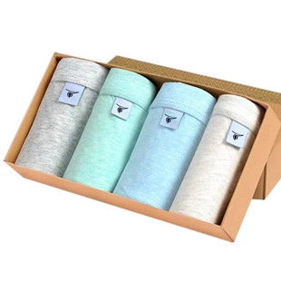 青少年初高中生内裤男式士冬季纯棉发育期13学生18岁平四角裤大童