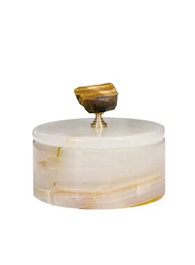 中古侘寂风天然玉石装饰摆件