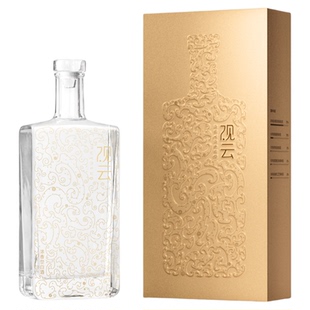 观云金云PRO52度500ml*6瓶整箱浓香型高度纯粮食白酒聚餐节日送礼