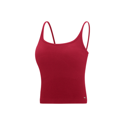 VfU一体织运动内衣无缝肌理感莫代尔吊带背心外穿瑜伽普拉提文胸