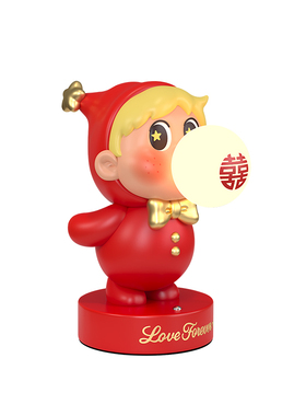 新婚礼物星星人长明灯摆件一对