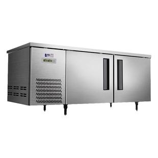 星星操作台冰柜冷藏冷冻柜厨房商用冰箱奶茶店风冷无霜平冷工作台