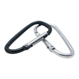 多彩D型登山扣铝合金挂钩扣登山扣户外迷你多功能弹簧扣钥匙卡扣